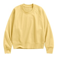 毛圈寬版休閒圓領衫-女