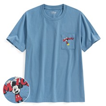 迪士尼系列口袋印花T恤-38-男