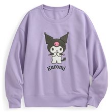 三麗鷗刷毛電繡圓領衫-02-女