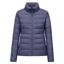 極輕羽絨立領外套-女