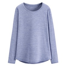 吸排圓領長袖T恤-女