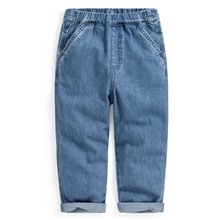 棉質寬鬆牛仔褲-童