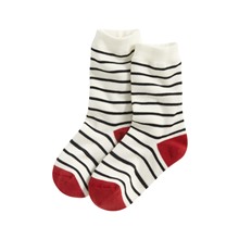條紋中筒襪-童