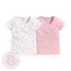 純棉網眼印花T恤(2入)-Baby