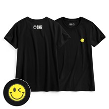 S.W.SMILEY®印花T恤-01-女