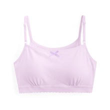 棉質固定式Bra細肩帶胸衣-女童