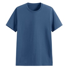 純棉圓領T恤-男