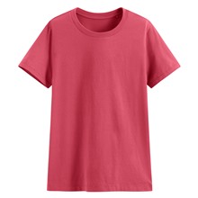 純棉圓領T恤-女