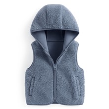 仿羊羔絨連帽背心-Baby