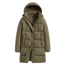 極暖羽絨長版外套-女