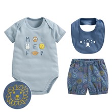 Miffy and Friends純棉羅紋套裝組(3入)-Baby