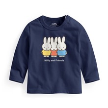 Miffy and Friends長袖印花T恤-05-Baby