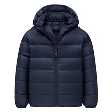 極輕羽絨連帽外套-童