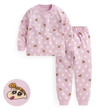 蠟筆小新棉質彈性家居套裝-童