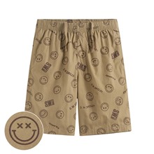 S.W.SMILEY®印花輕便短褲-男