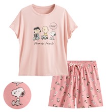 史努比系列莫代爾家居套裝-女