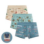 莫代爾印花平口內褲(3入)-男童