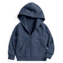 毛圈連帽外套-童