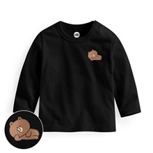 LINE FRIENDS長袖印花T恤-01-Baby