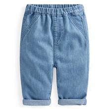 純棉寬鬆牛仔褲-Baby