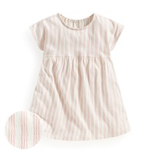 條紋印花連袖洋裝-Baby