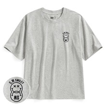 S.W.SMILEY®寬版印花T恤-03-男