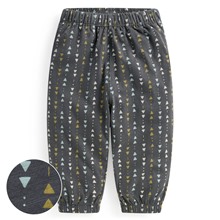 竹節棉印花束口褲-Baby