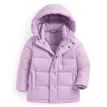 極暖羽絨連帽外套-童