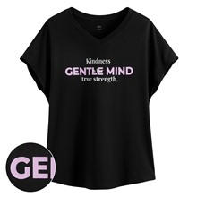 莫代爾V領文字上衣-02-女