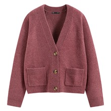 柔軟舒適短版針織外套-女