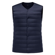 極輕羽絨輕薄型背心-男