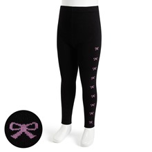 提花針織內搭褲襪-童