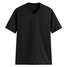吸排V領T恤-男