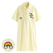 棉質安心防凸點家居洋裝-女