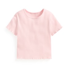 羅紋木耳邊T恤-童