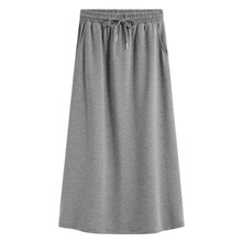 輕柔彈性長裙-女