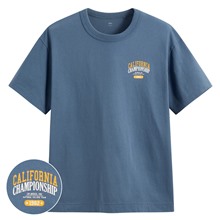 粗紡寬版文字印花T恤-02-男