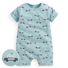 純棉車車印花連身衣-Baby