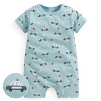 純棉車車印花連身衣-Baby