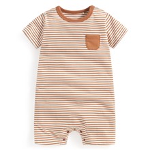 純棉口袋條紋連身衣-Baby