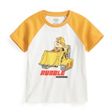 汪汪隊立大功拉克蘭袖印花T恤-05-童