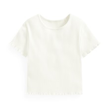 羅紋木耳邊T恤-童