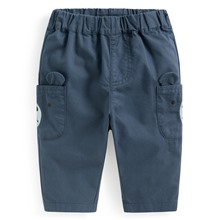 造型口袋寬鬆九分褲-Baby