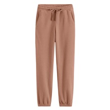 Fleece寬版束口長褲-女