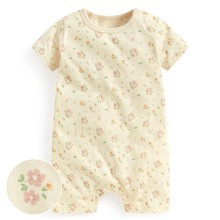 純棉碎花兔兔印花連身衣-Baby