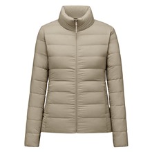極輕羽絨立領外套-女