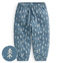 竹節棉印花束口褲-Baby