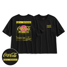 可口可樂寬版印花T恤-06-男