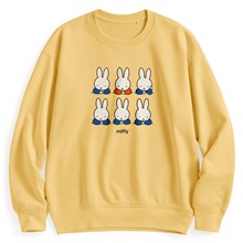 Miffy毛圈寬版印花圓領衫-02-女