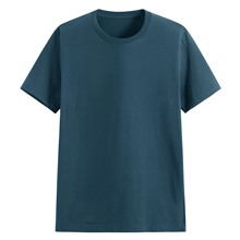 純棉圓領T恤-男